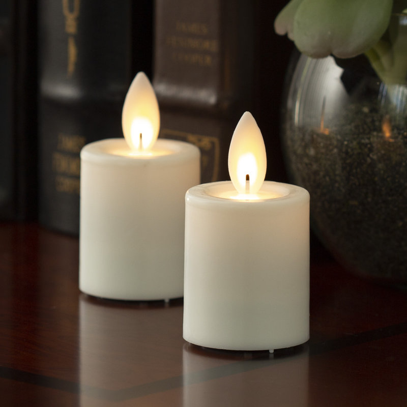 Ebern Designs iFlicker Unscented Flameless Candle & Reviews Wayfair